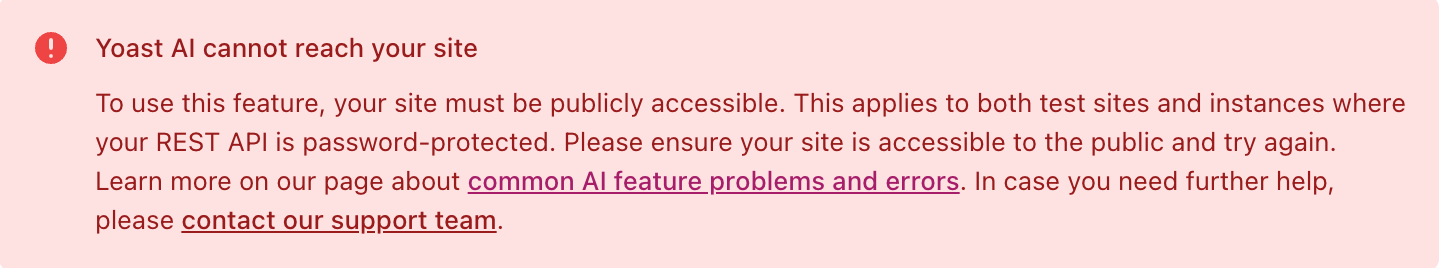 Error example